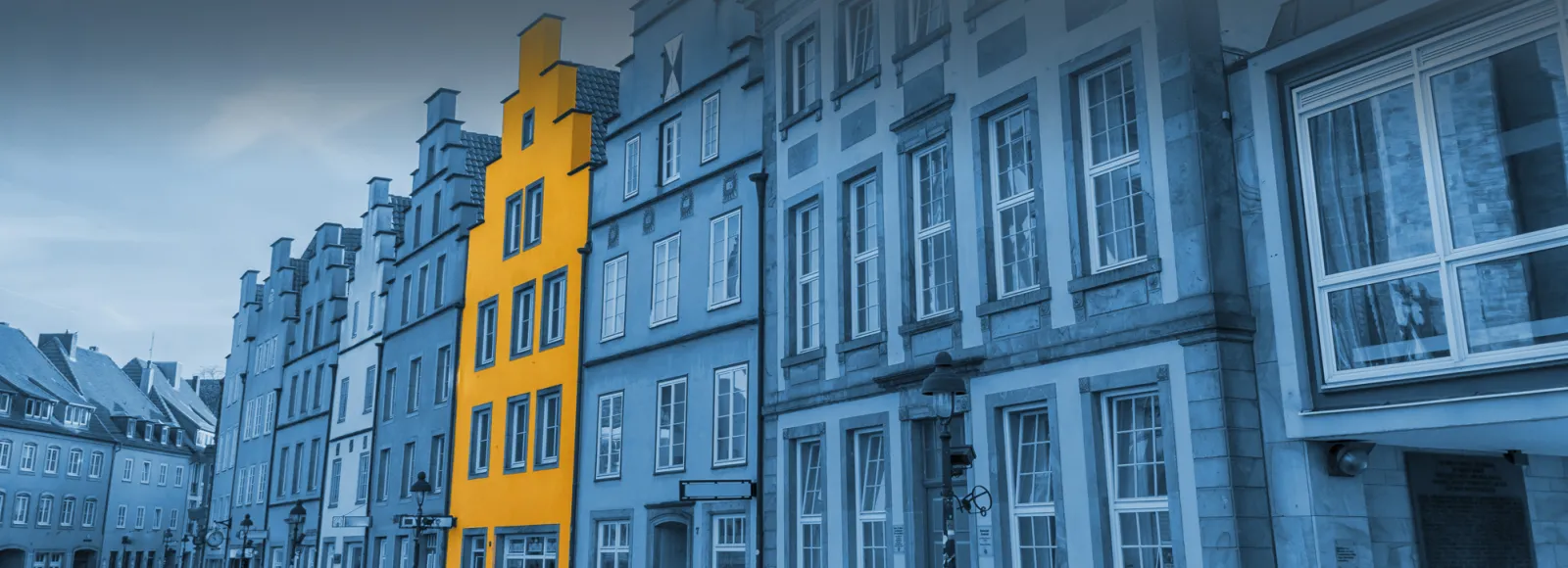 Giebelhäuser in der Osnabrücker Altstadt
